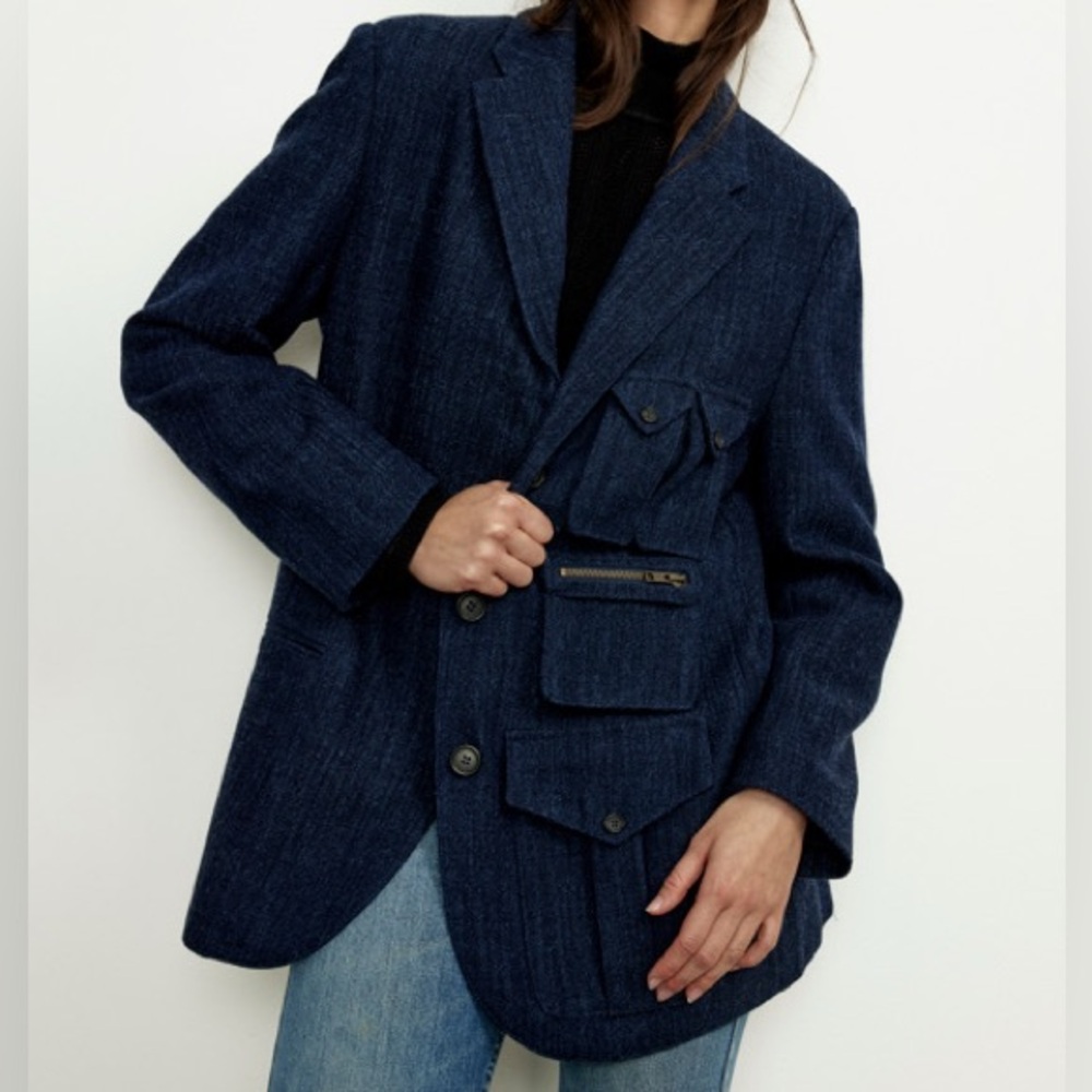 Smythe Surplus Blazer Indigo, size Small